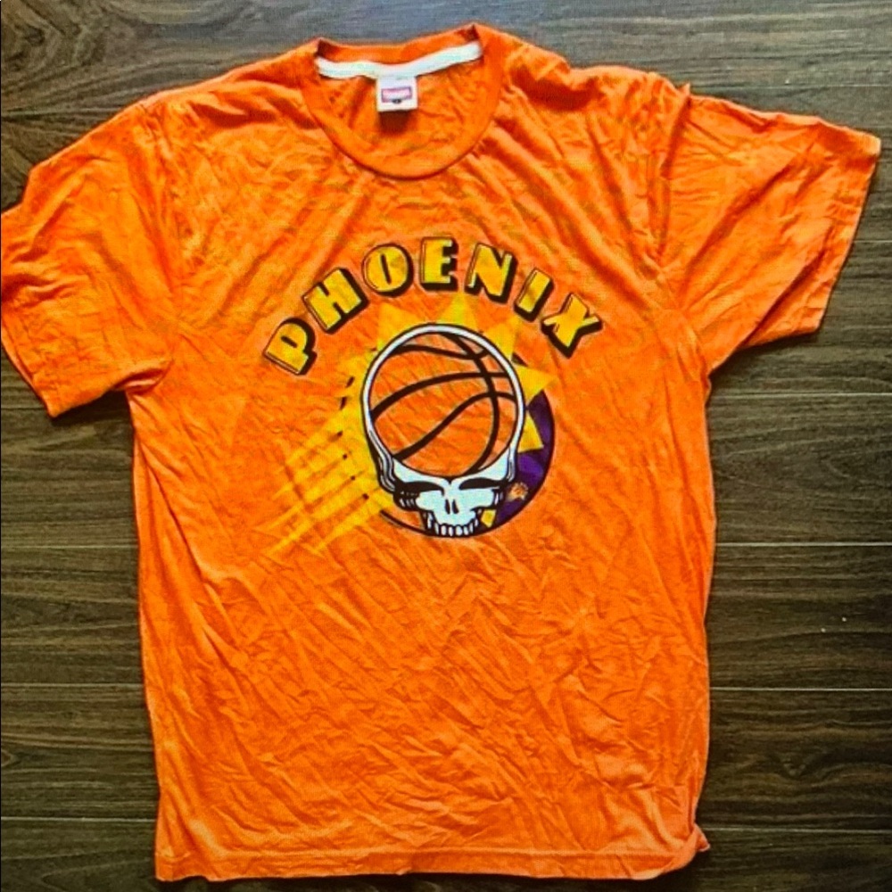 Orange Phoenix Graphic T-Shirt